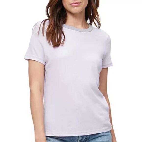 Michael Stars NWT Colleen Ringer Tee in amethyst size XS - Picture 1 of 6